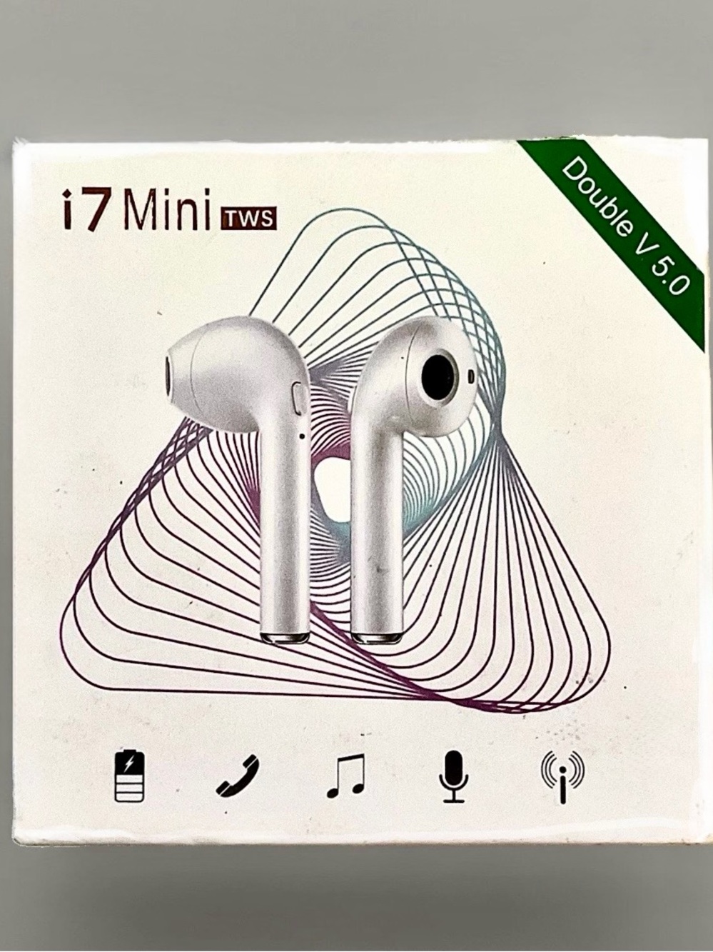 i7 Mini TWS New In Box (Open) Bluetooth Wireless Earbud Set 5.0 White